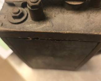 Vintage acid- base battery