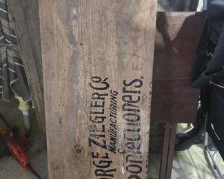 Vintage Shipping Crate Panel