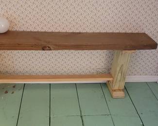 Handmade bench