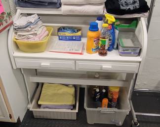 Repurposed roll top desk