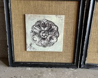 Framed and Decorated Tiles