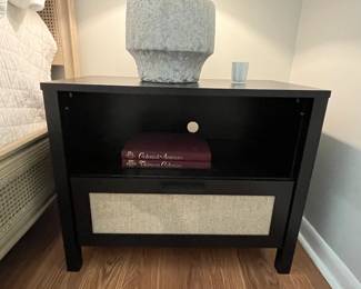 1 of 2 Dark Wood Nightstand