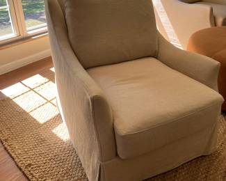 2 of 2 Vanguard Linen Armchair