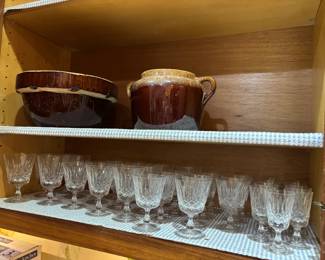 Crystal glassware 