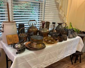 Brass, Copper, Vintage Kitchen Tools