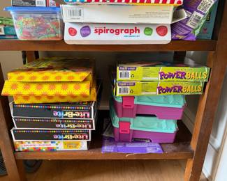 Games and toys - Lite-Brite; Spirograph