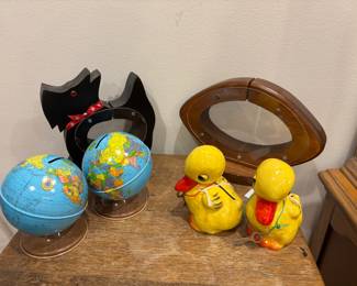 Vintage coin bank collection 