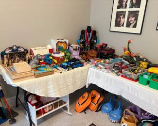 Kids toys, vintage and contemporary 