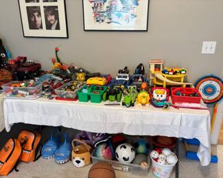 Kids toys, vintage and contemporary 