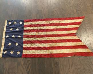 Rare 13 star patriotic flag.