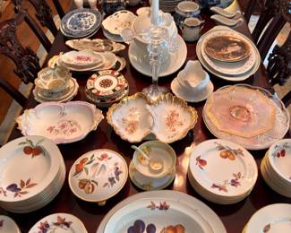 Vintage China and Porcelain Plate Collection