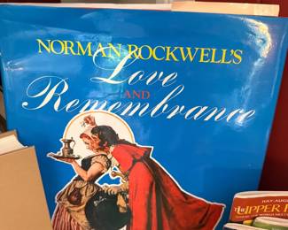 Norman Rockwell Love Remembrance Coffee Table Book Art Collectible Vintage