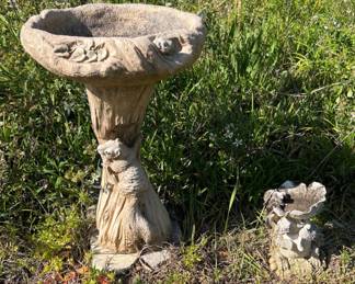Concrete Bird Bath