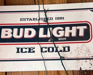 Bud Light Sign