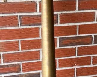 Brass Fire Hose Nozzle approximately 3' long