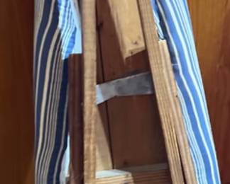 Antique wood ironing board