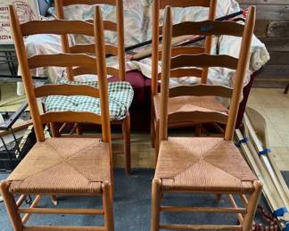 4 Ladder back Chairs