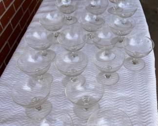 Star Burst Stem Ware