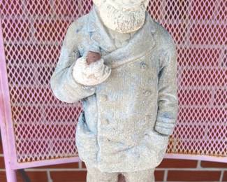 Concrete Captain Patio Ornament