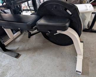 Weight bench.