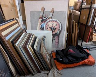 Native American art, paintings, pictures, lithographs.