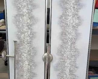 CT320Abstract Art  Candlesticks 