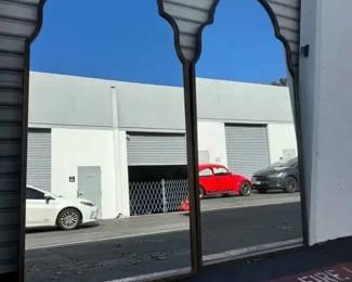 HA108Two Arch Metal Mirrors 