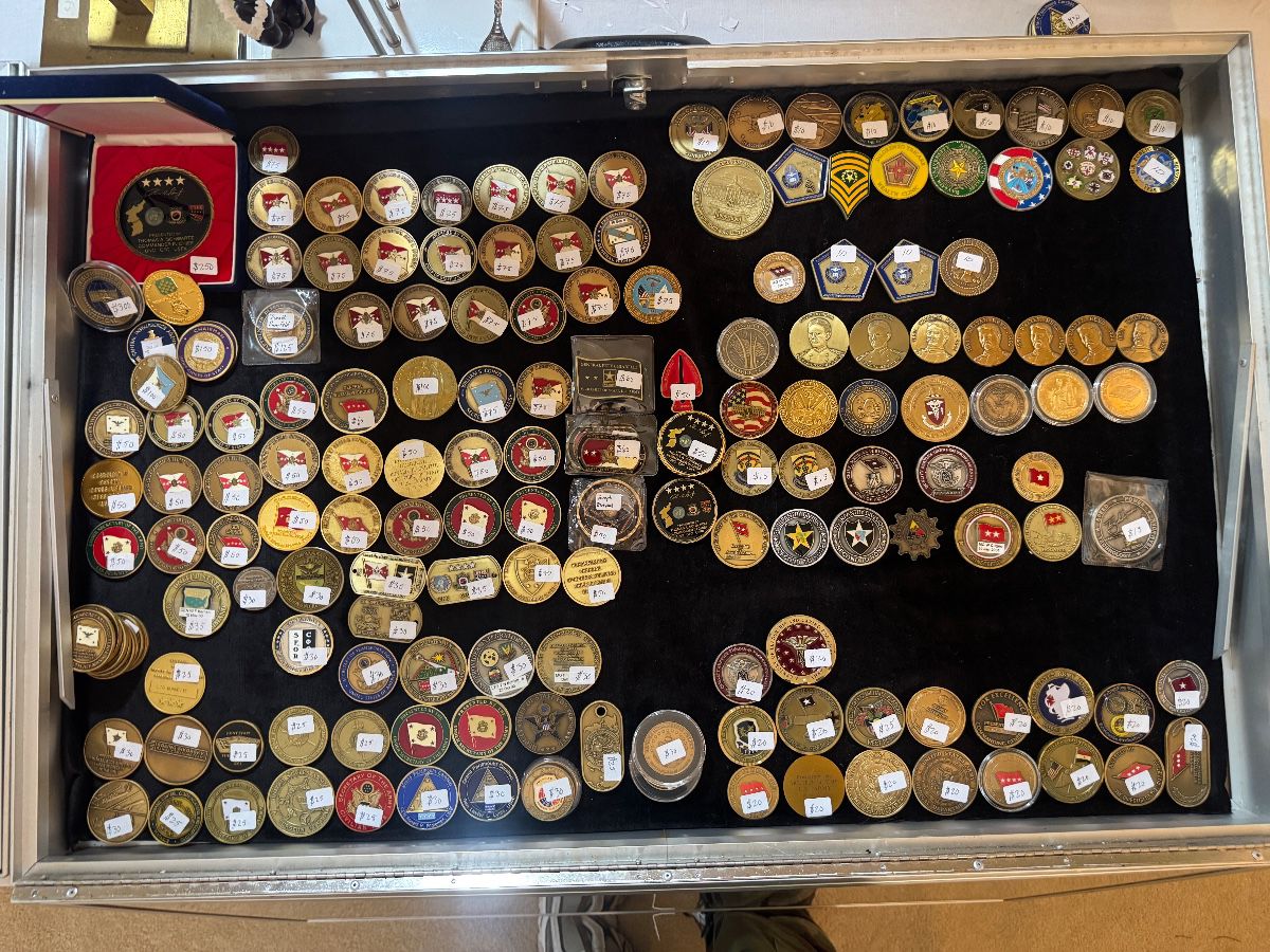 Huge Collection of Military Challenge Coins (Many Rare)
