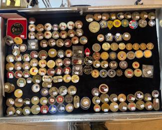 Huge Collection of Military Challenge Coins (Many Rare)