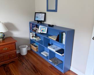 Blue book case/ shelving