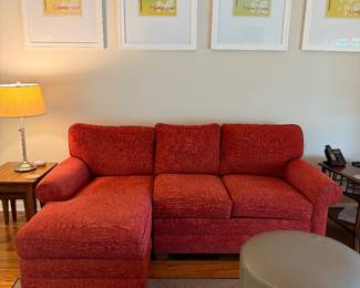 Red sectional