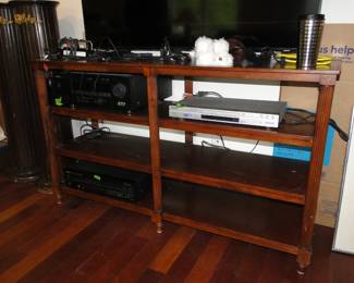 Entertainment shelf, Vintage electronics