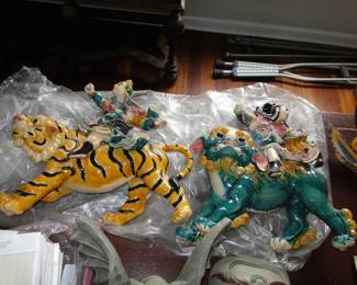 Chinese Roof Tile Figures