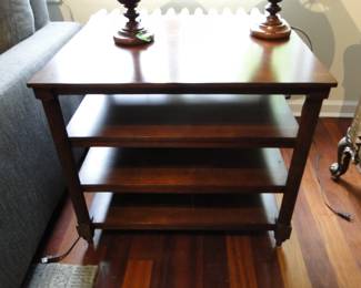 Side table with shelves two of these