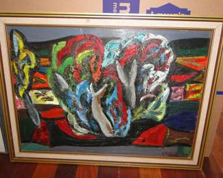 Abstract Lithuanian artwork by Tuleikis