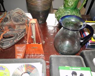 masks, metronome, glassware etc.