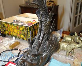 Japanese Shachihoko dragon, jewelry