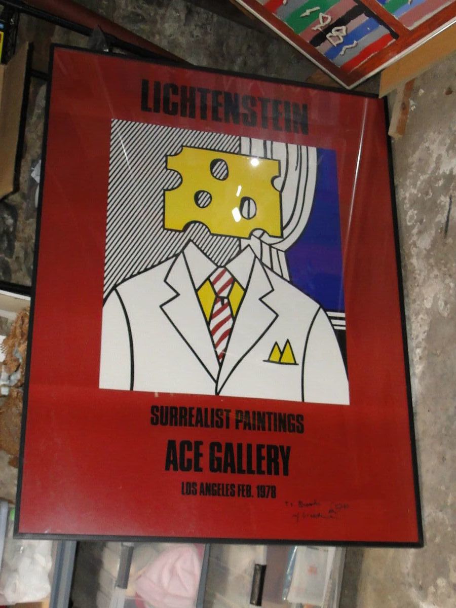 Roy Lichtenstein Signed Poster