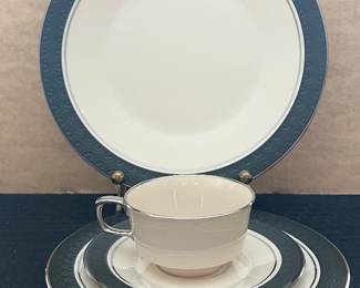 Franciscan China, service for 12, Midnight Mist