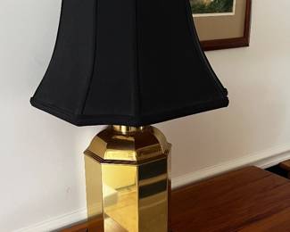Williamsburg style brass lamp