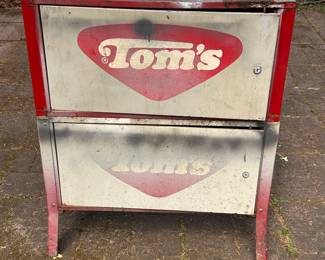 Vintage Tom’s peanuts cabinet