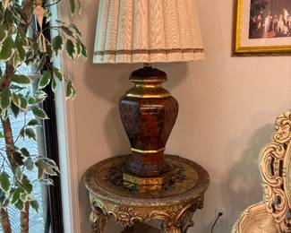 Wood Carved Lamp Tables & Coffee Table