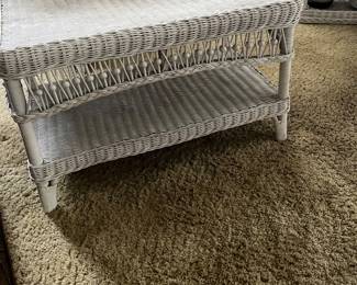 Wicker table