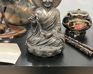 Buddhist monk statue collection 