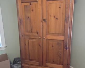 Clean Pine Armoire
