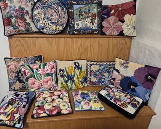 Awesome needlepoint pillows