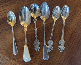 Small silver spoons