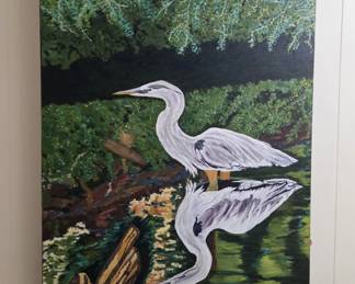 "Fuller Brook Visitor"   24" x 36"