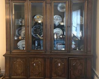 Drexel Heritage lighted China cabinet
