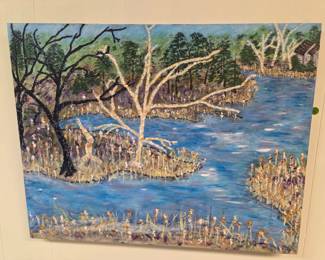 "Awakening River"  22” x28”